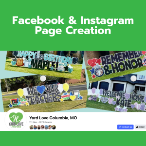 Facebook & Instagram Page Creation